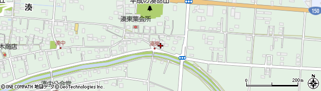 静岡県袋井市湊1265周辺の地図