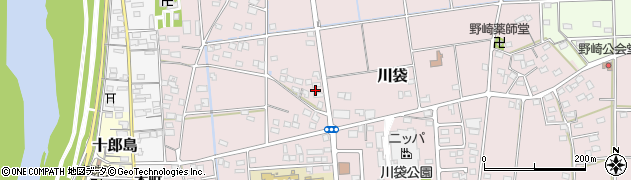 静岡県磐田市川袋558周辺の地図