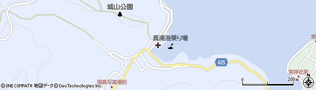 真浦港旅客船ターミナル（高福ライナー）周辺の地図