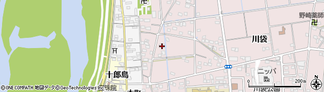 静岡県磐田市川袋476周辺の地図