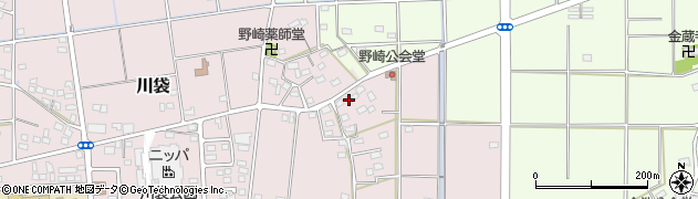 静岡県磐田市川袋1120-1周辺の地図