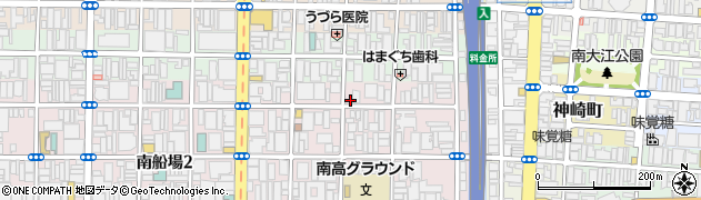 大阪府大阪市中央区南船場1丁目7-12周辺の地図