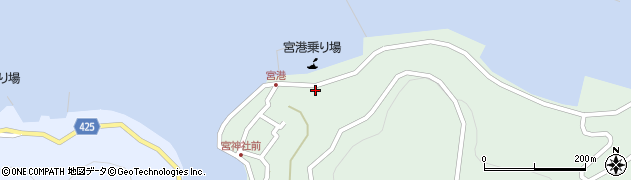 兵庫県姫路市家島町宮115周辺の地図