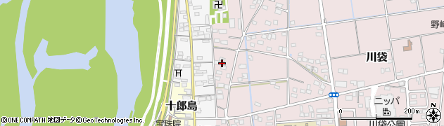 静岡県磐田市川袋1764周辺の地図