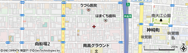 大阪府大阪市中央区南船場1丁目7-11周辺の地図