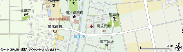 静岡県磐田市岡286周辺の地図