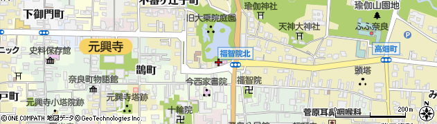 奈良市立博物館・科学館名勝大乗院庭園文化館周辺の地図