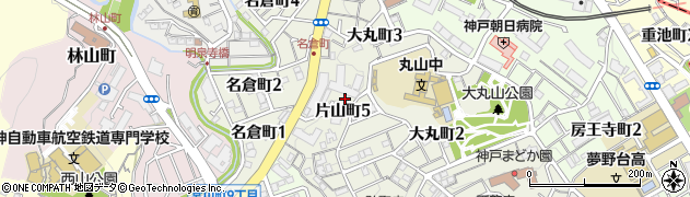 片山町小公園周辺の地図