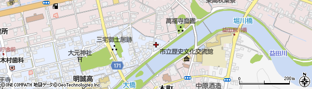 石田表具店周辺の地図