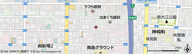 大阪府大阪市中央区南船場1丁目7-14周辺の地図