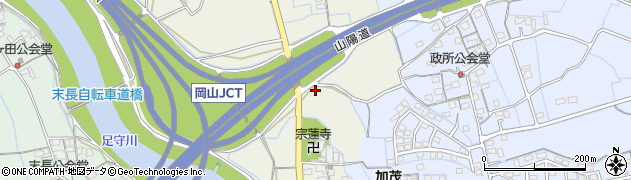 岡山県岡山市北区津寺471周辺の地図