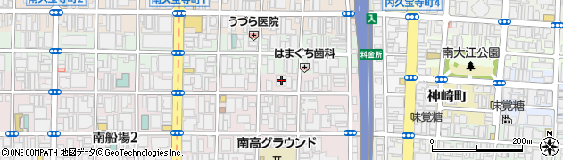 大阪府大阪市中央区南船場1丁目7-8周辺の地図
