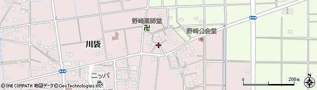 静岡県磐田市川袋1001周辺の地図