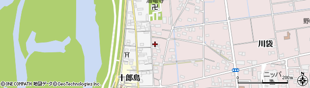 静岡県磐田市川袋1763周辺の地図