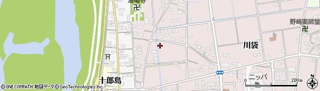 静岡県磐田市川袋503周辺の地図