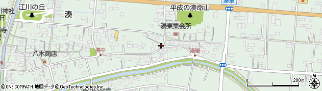 静岡県袋井市湊632周辺の地図