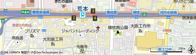 株式会社正和　大阪営業所周辺の地図