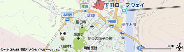 伊豆下田港 むさし周辺の地図