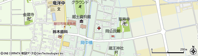 静岡県磐田市岡288周辺の地図