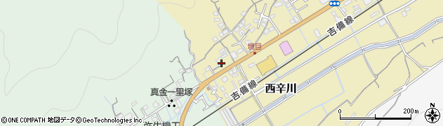 岡山県岡山市北区西辛川665周辺の地図