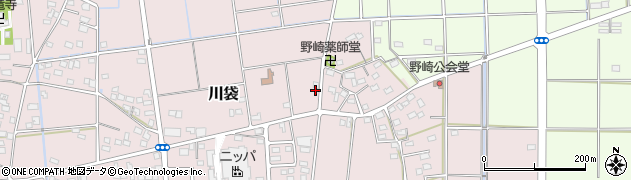 静岡県磐田市川袋1015周辺の地図