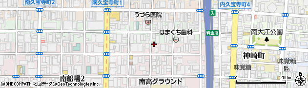 大阪府大阪市中央区南船場1丁目7-16周辺の地図