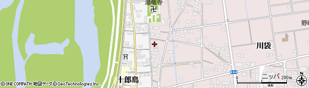 静岡県磐田市川袋1759周辺の地図