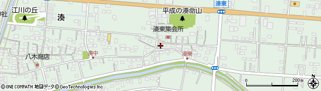 静岡県袋井市湊1256周辺の地図