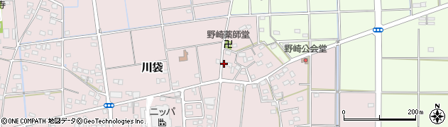 静岡県磐田市川袋1005周辺の地図