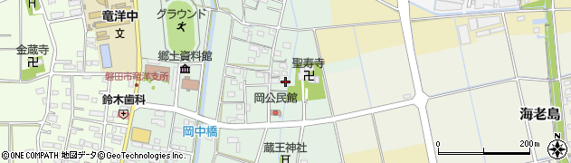 静岡県磐田市岡293周辺の地図