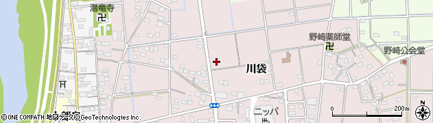 静岡県磐田市川袋583周辺の地図
