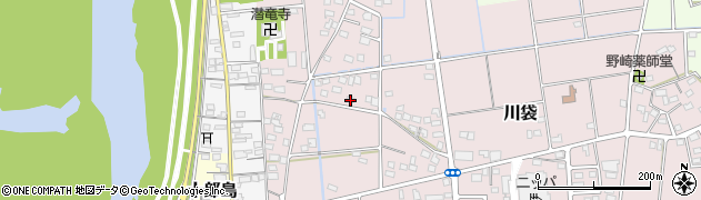 静岡県磐田市川袋529周辺の地図
