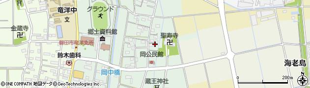 静岡県磐田市岡292周辺の地図
