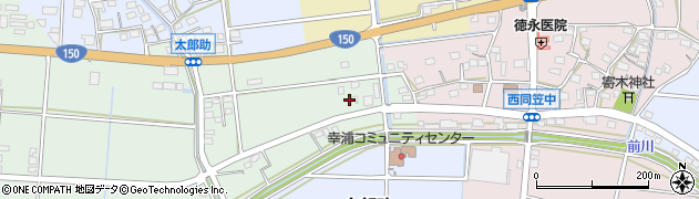 静岡県袋井市湊1051周辺の地図