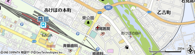 松江地方法務局益田支局　みんなの人権１１０番周辺の地図