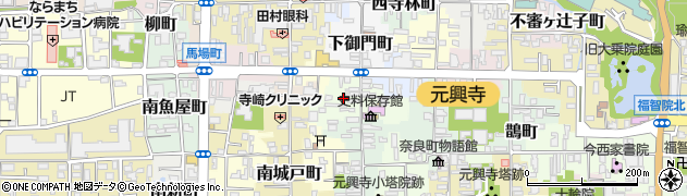 奈良県奈良市脇戸町周辺の地図