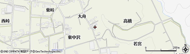 愛知県豊橋市小島町若宮周辺の地図