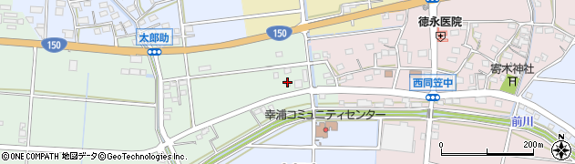 静岡県袋井市湊1053周辺の地図