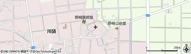 静岡県磐田市川袋995-4周辺の地図