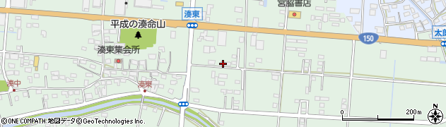静岡県袋井市湊883周辺の地図