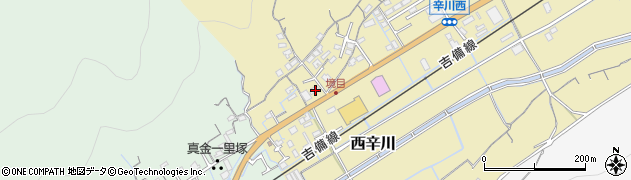 岡山県岡山市北区西辛川657周辺の地図