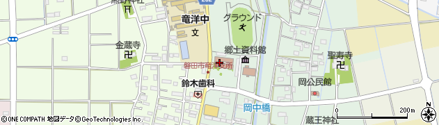 静岡県磐田市岡729周辺の地図