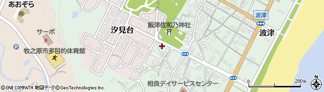 静岡県牧之原市波津1116周辺の地図