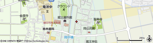 静岡県磐田市岡725周辺の地図
