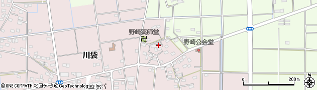 静岡県磐田市川袋995周辺の地図