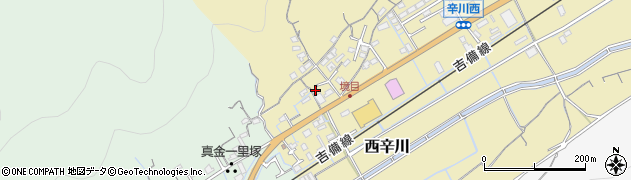 岡山県岡山市北区西辛川660周辺の地図