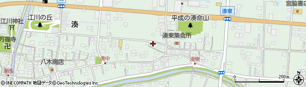 静岡県袋井市湊628周辺の地図