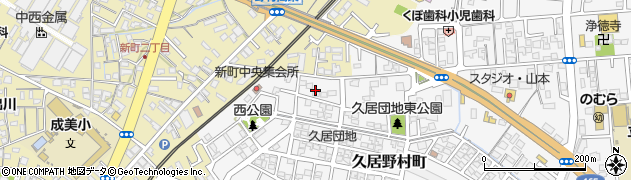 三重県津市久居野村町399周辺の地図