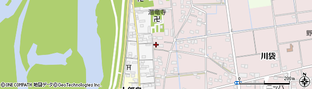 静岡県磐田市川袋467周辺の地図