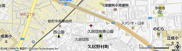 三重県津市久居野村町405周辺の地図